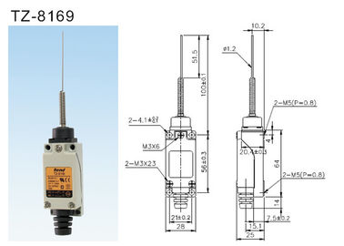 Przełącznik krańcowy Tend Typ sprężyny TZ-8169 Przełącznik pozycji TZ8169