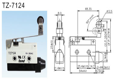 Minature Tend Position Switch Magnetic Limit Switch With Leaf Spring Lever