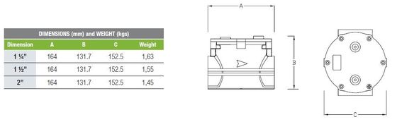 6 Bar Gas Pressure Regulator Italy Geca Made Gas Filter GF050-TPIO - PMax