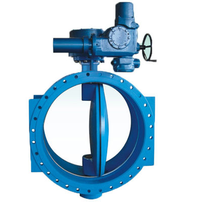Sprężysty osadzony zawór sterowany silnikiem elektrycznym Podwójny mimośrodowy koniec kołnierzowy