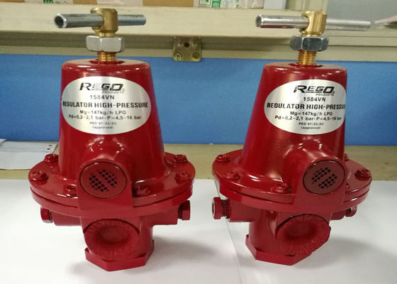 Rego 1584 Model 1. stopnia regulatora ciśnienia propanu Opcjonalny zakres sprężyn do palnika opalanego gazem LPG