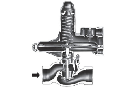 Reduktor ciśnienia gazu bezpośredniego działania Fisher 133L z żeliwa sferoidalnego
